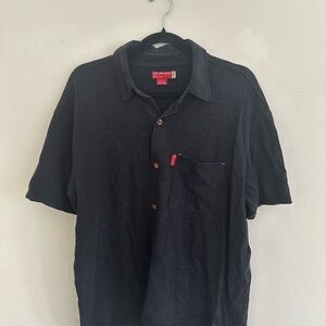 Vintage Guess Men's Black Shirt
